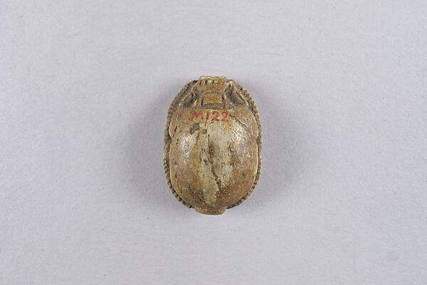 Scarab Inscribed with the Name Menkheperra (Thutmose III), Steatite