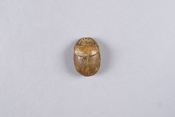 Scarab Inscribed with an Inscription Referring to Horus of Edfu, Steatite