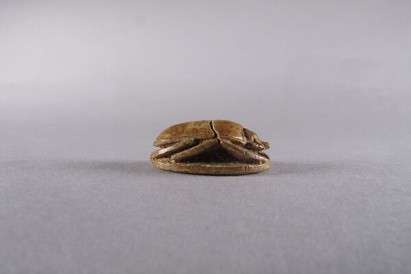 Scarab Inscribed with an Inscription Referring to Horus of Edfu, Steatite