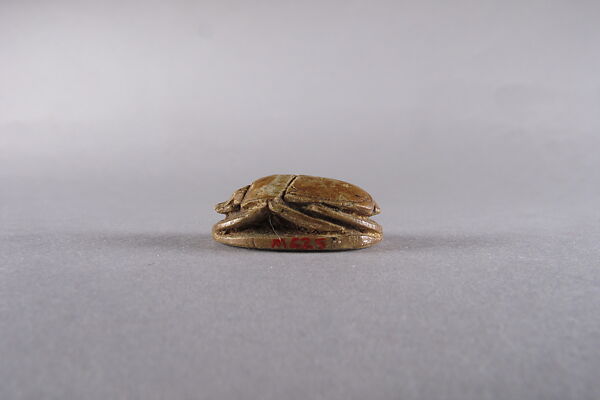 Scarab Inscribed with an Inscription Referring to Horus of Edfu, Steatite