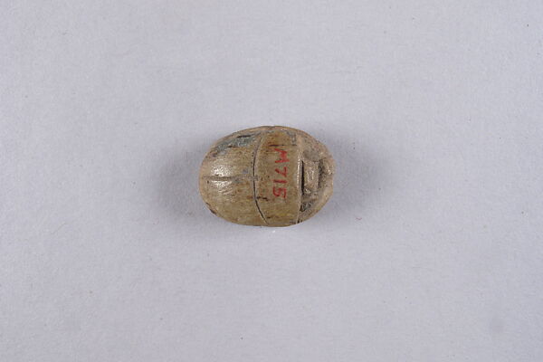Scarab with hunting scene, Steatite