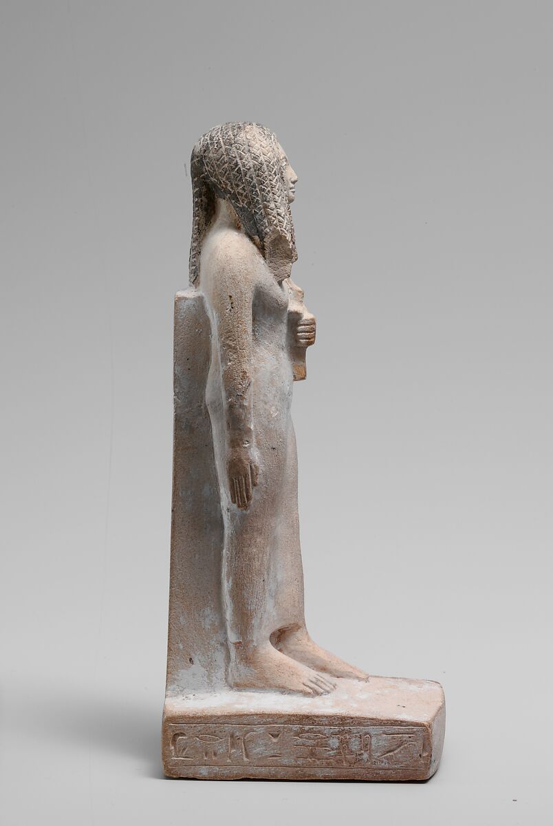 Statuette of Taweret, Limestone, paint