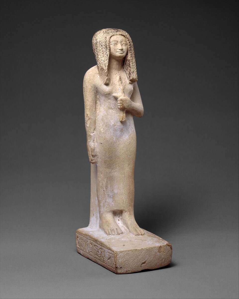 Statuette of Taweret, Limestone, paint 