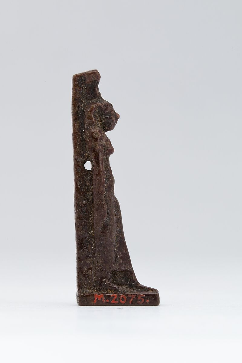 Nephthys Amulet, Faience