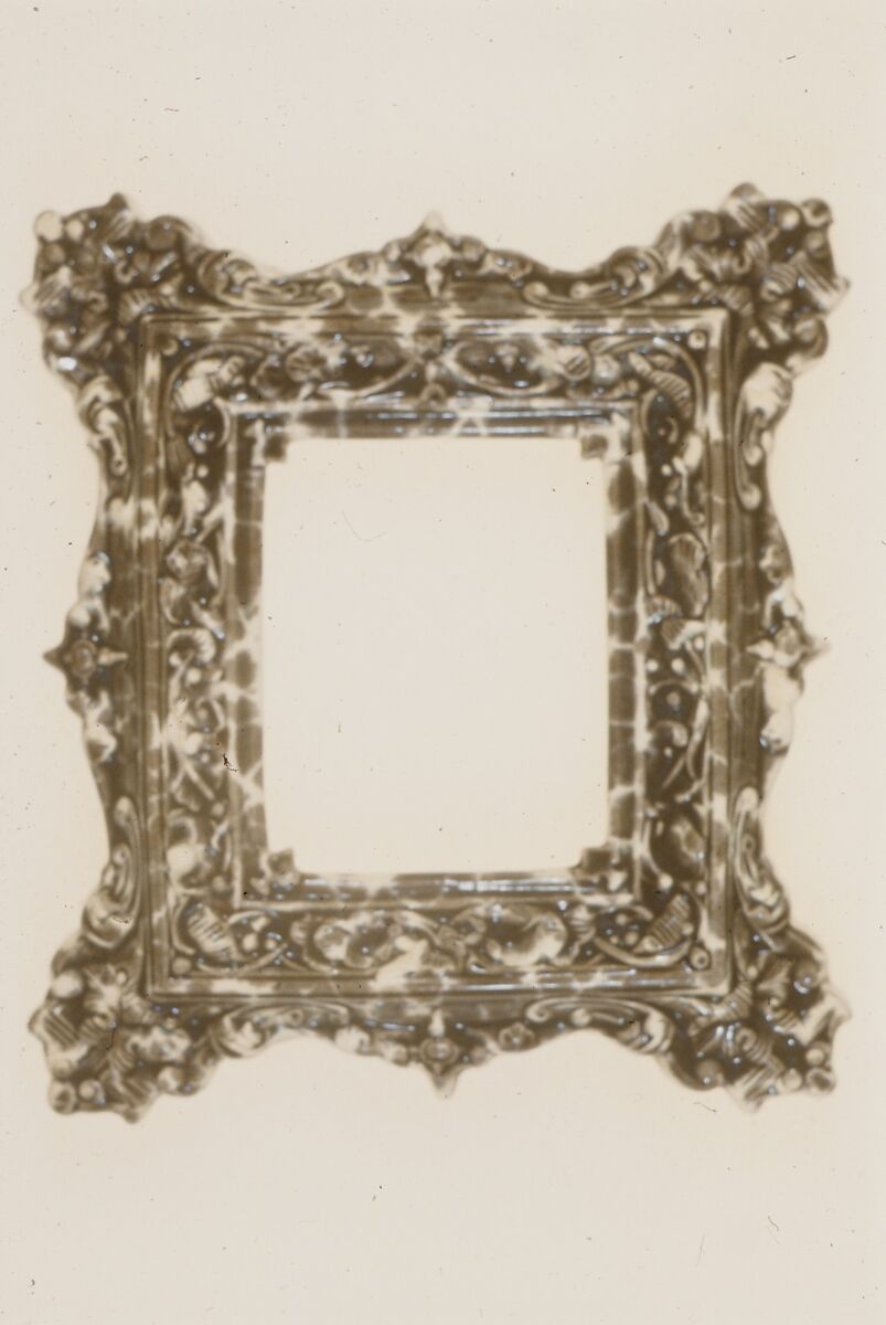 Frame, United States Pottery Company (1852–58), Earthenware, American