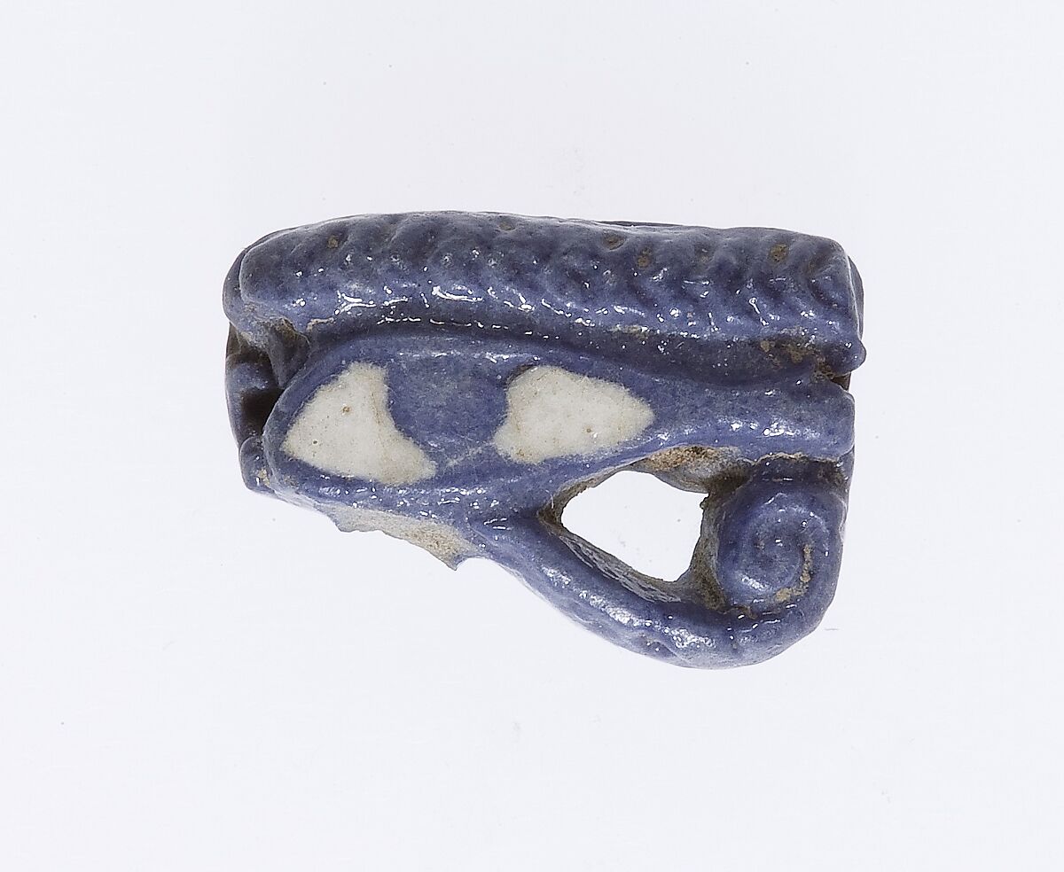 Wedjat Eye Amulet, Faience 