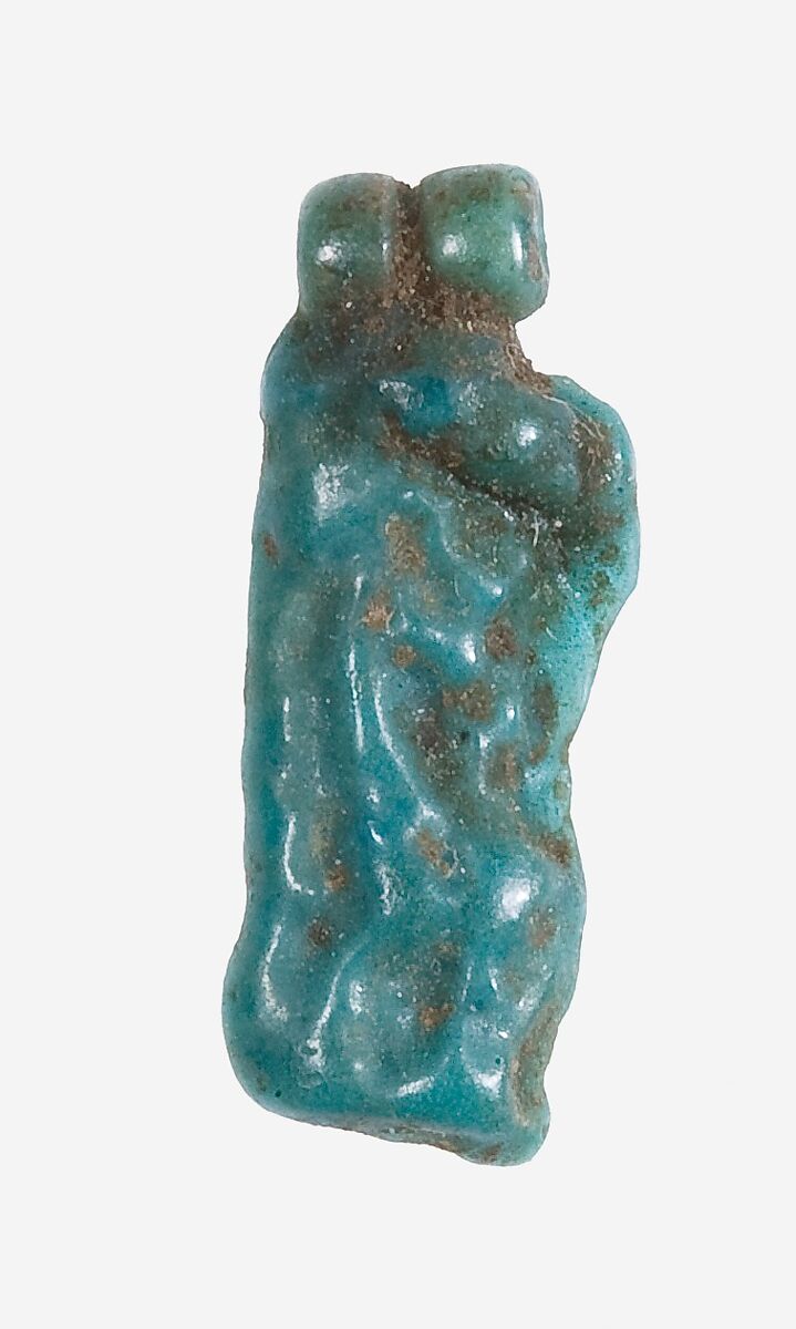 Amulet: Taweret, Faience 