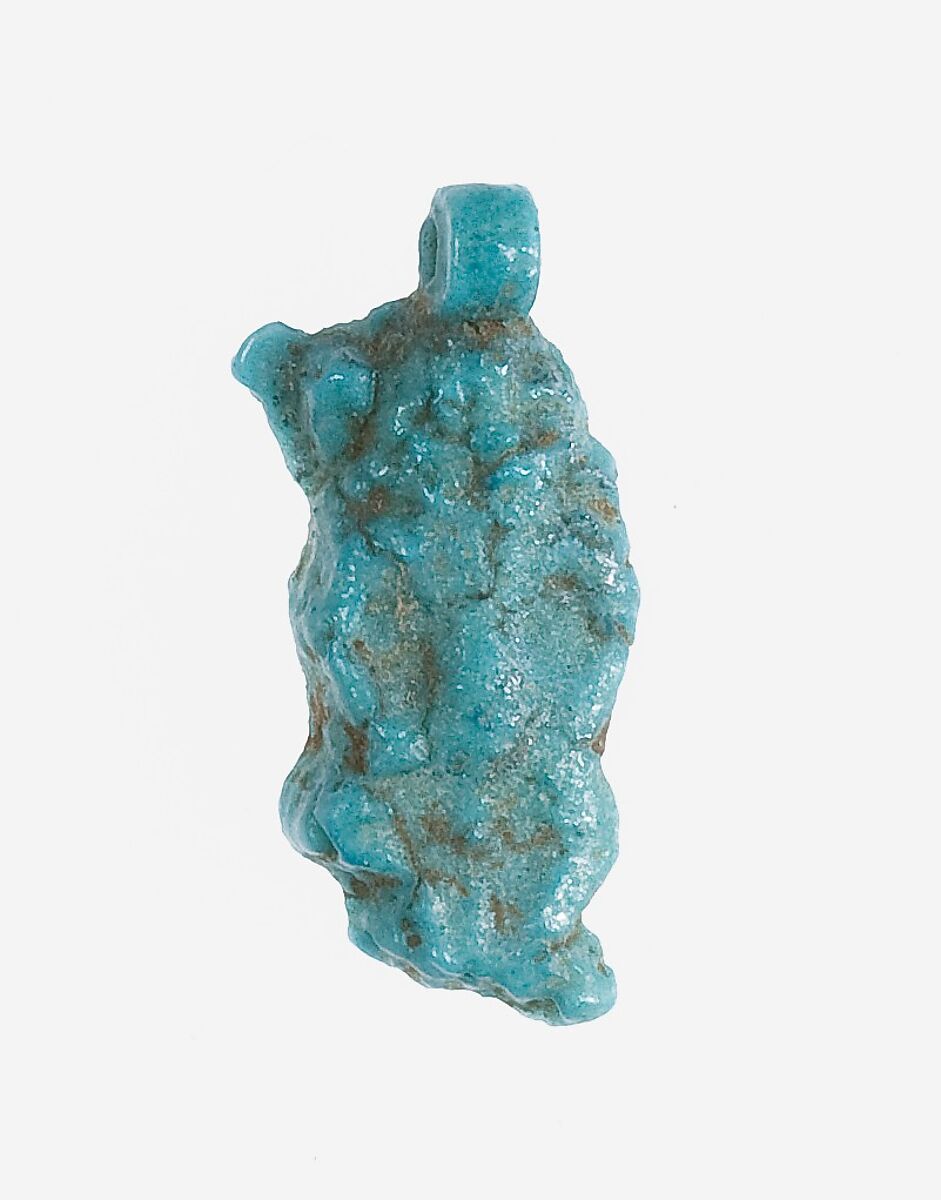 Bes Amulet, Faience 