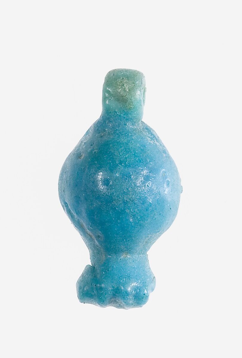 Cornflower Pendant, Faience 