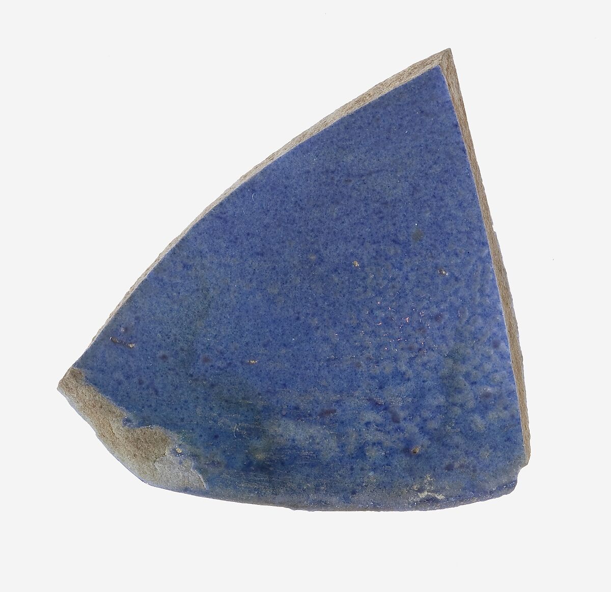 Fragment of Toilet Dish, Faience