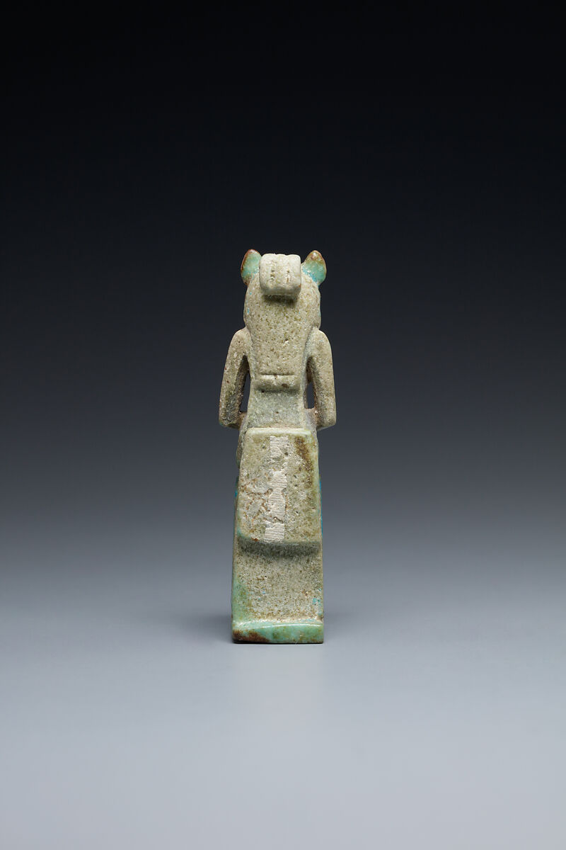 Sakhmet Amulet, Faience