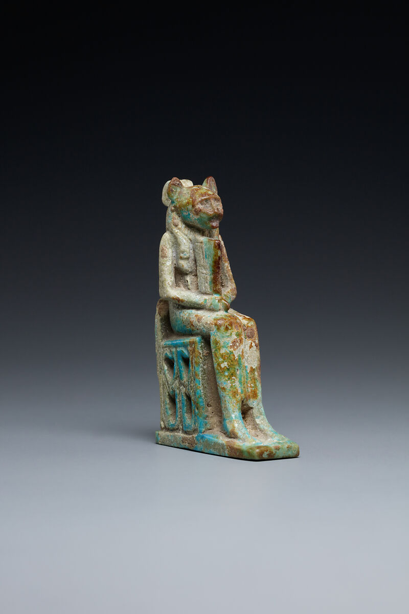 Sakhmet Amulet, Faience
