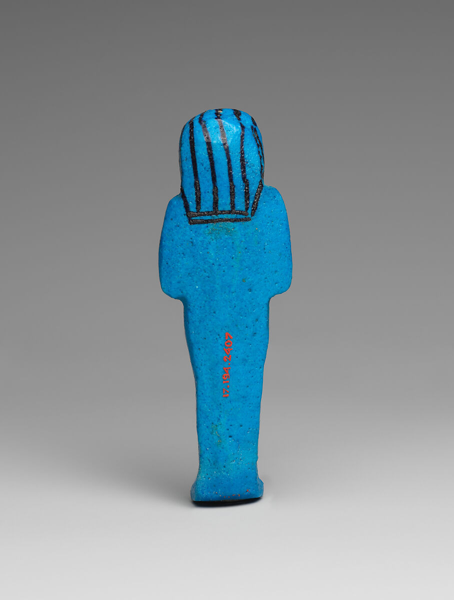 Shabti of Painedjem I, Faience