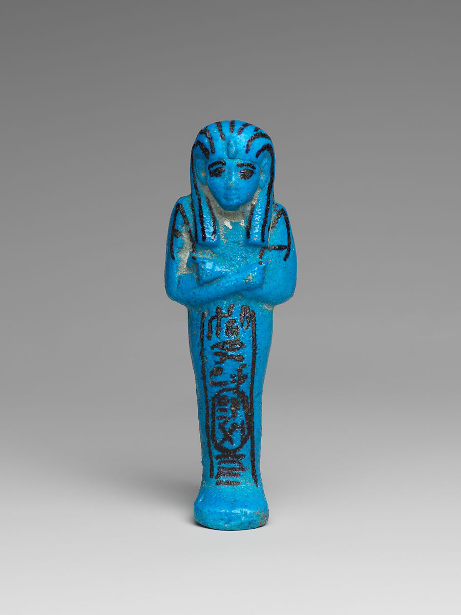 Shabti of Painedjem I, Faience 