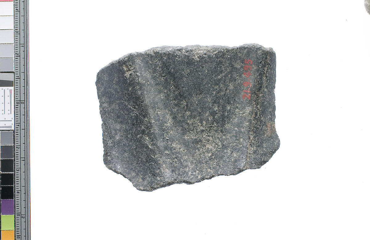 Front of a neck, Diorite