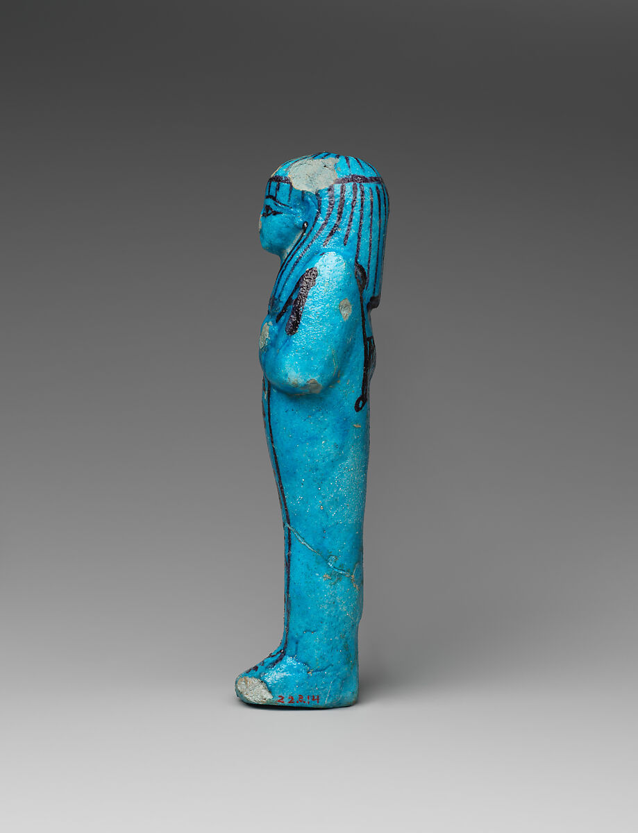 Shabti of the Divine Consort Mutemhat Mehytenweskhet, Faience