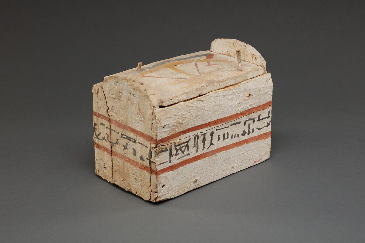 Shabti Box of Ankhshepenwepet, Wood, paint