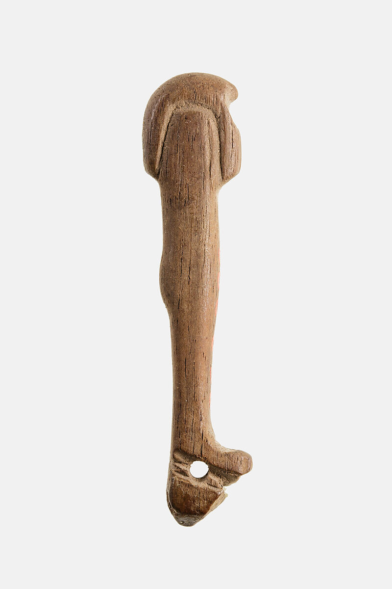 Mummiform Horus Figure amulet, Wood 