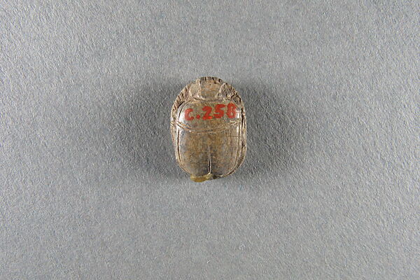 Scarab, Psamtik I or Apries, Glazed Steatite