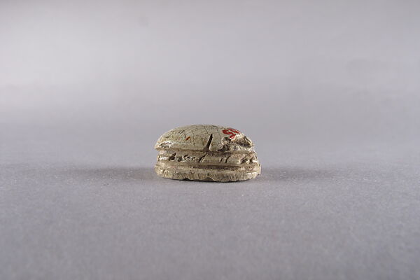 Scarab with ichneumon (mongoose), Steatite