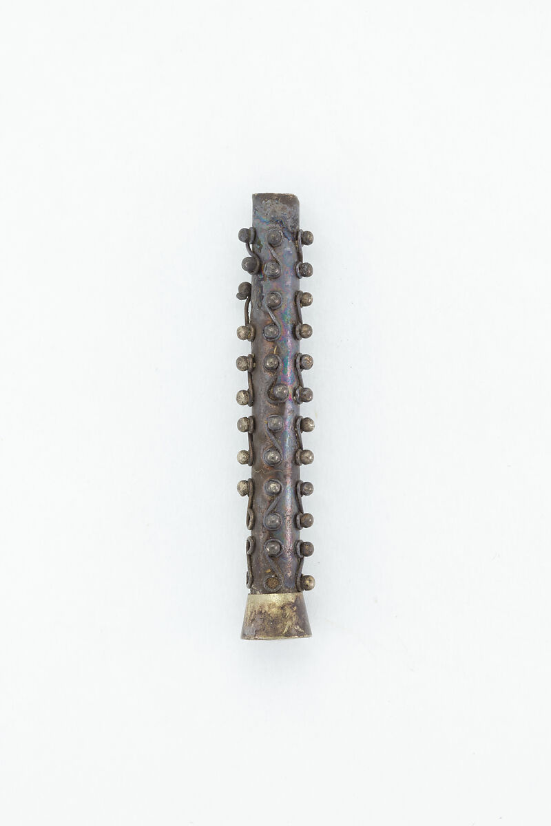 Cylindrical pendant, Silver 
