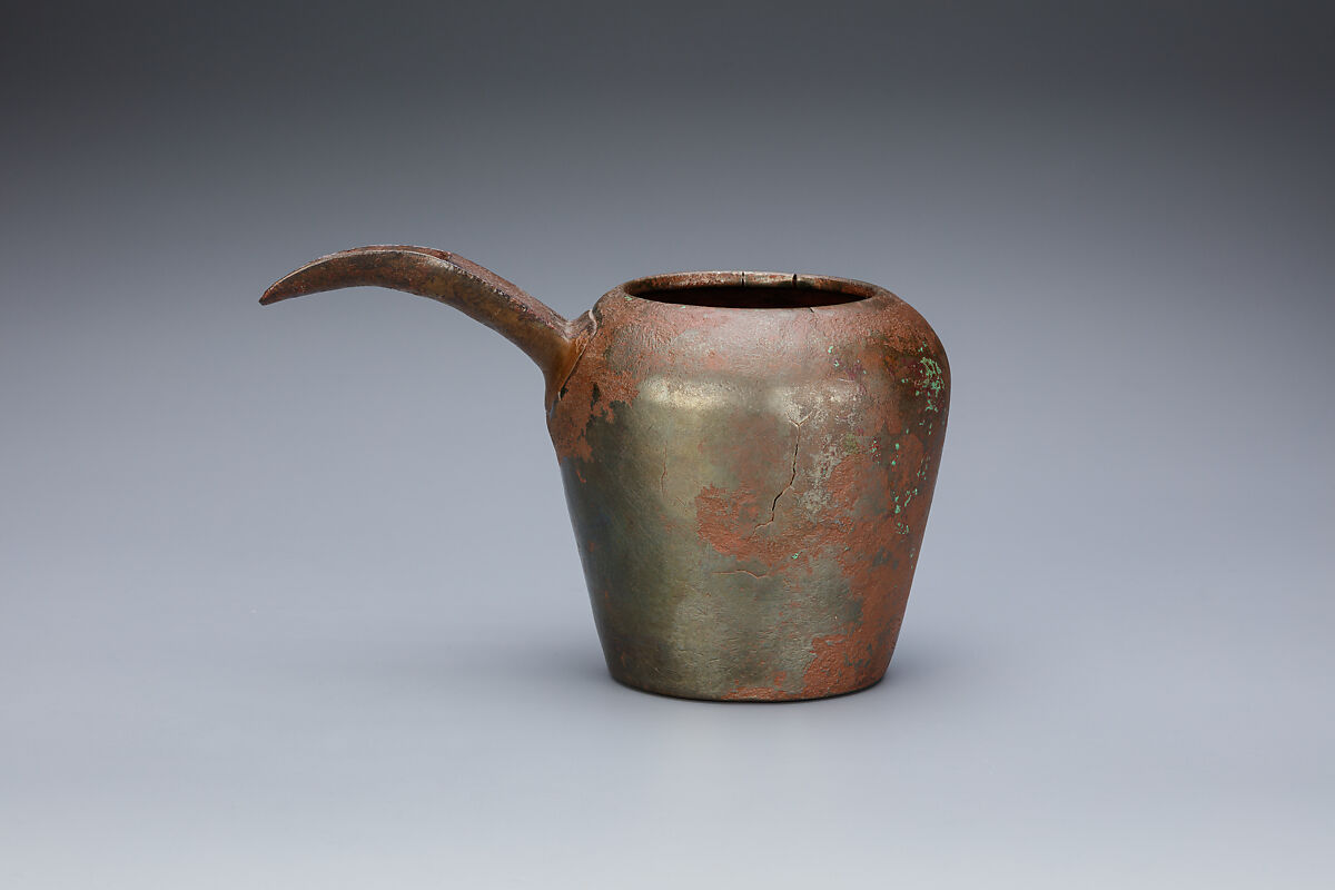 Ewer, from basin and ewer set, Arsenical copper, surface enriched in arsenic