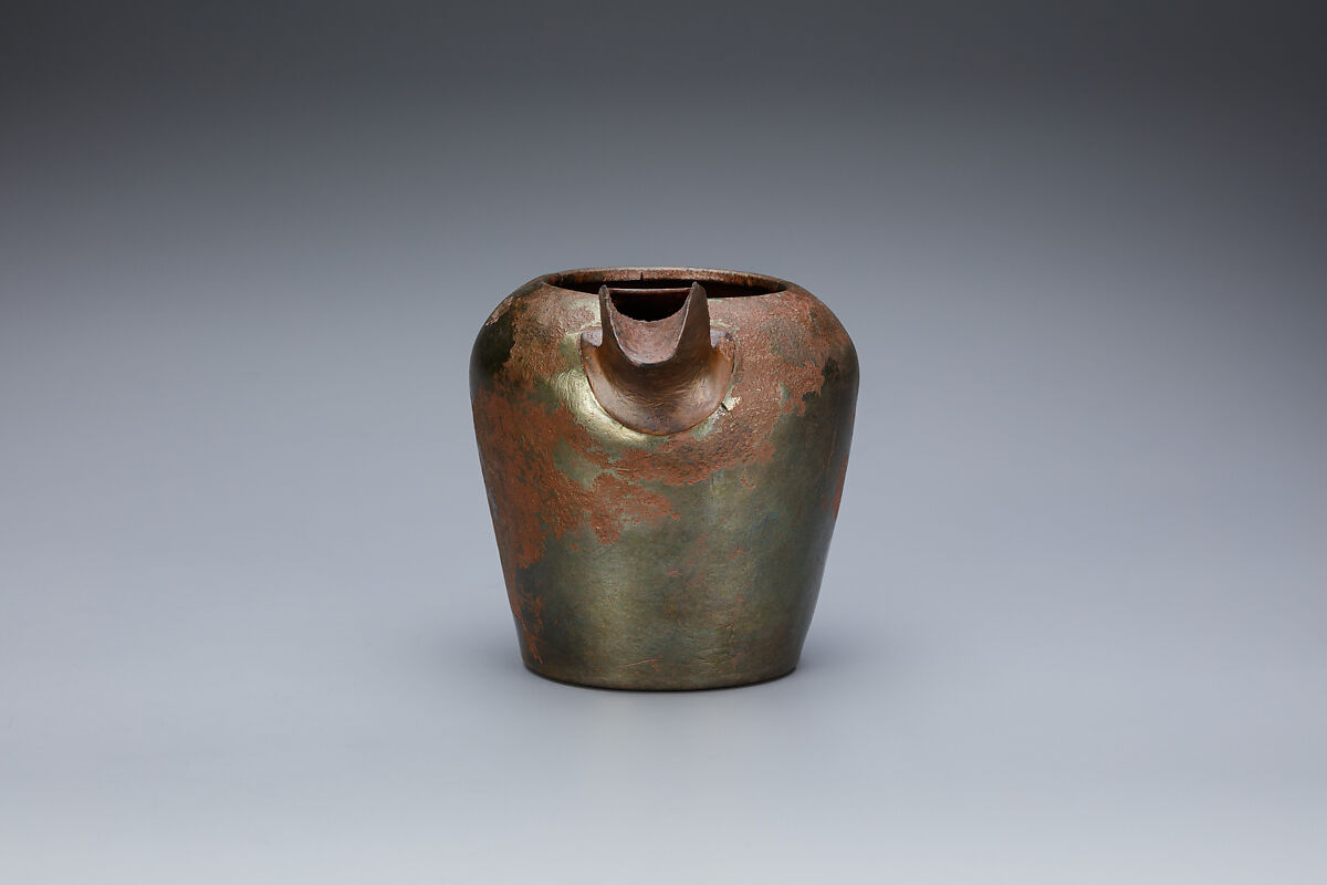 Ewer, from basin and ewer set, Arsenical copper, surface enriched in arsenic