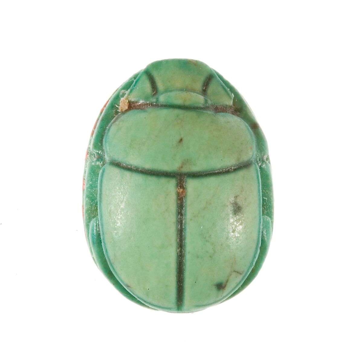 Scarab Inscribed for Maatkare (Hatshepsut), Lord of the Two Lands, Steatite (glazed)