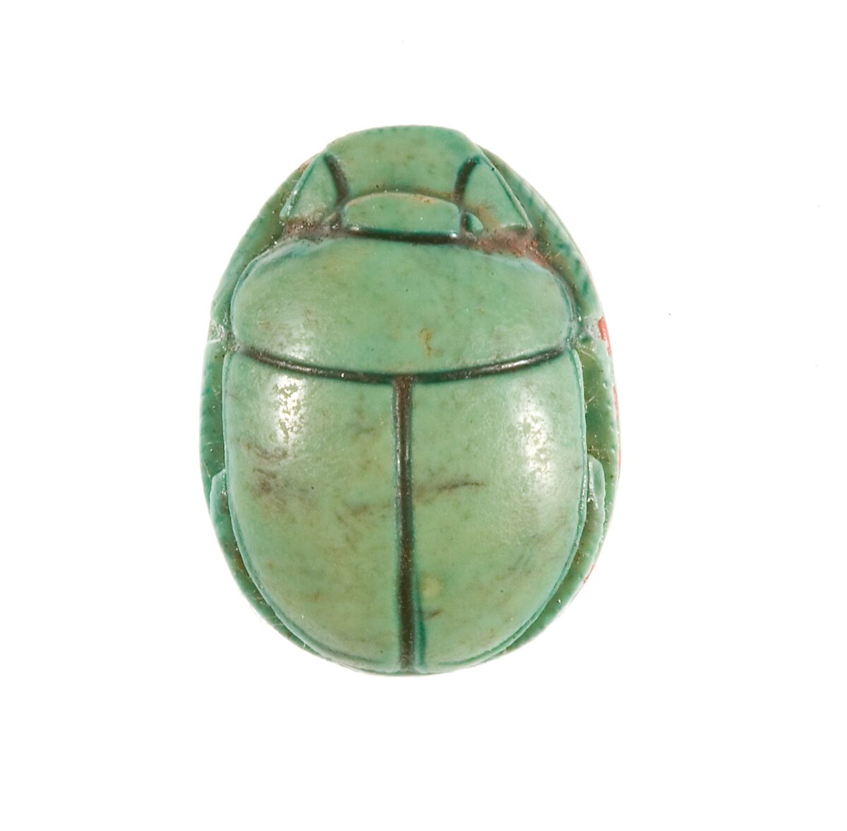 Scarabs from Hatshepsut Foundation Deposits, Steatite (glazed)