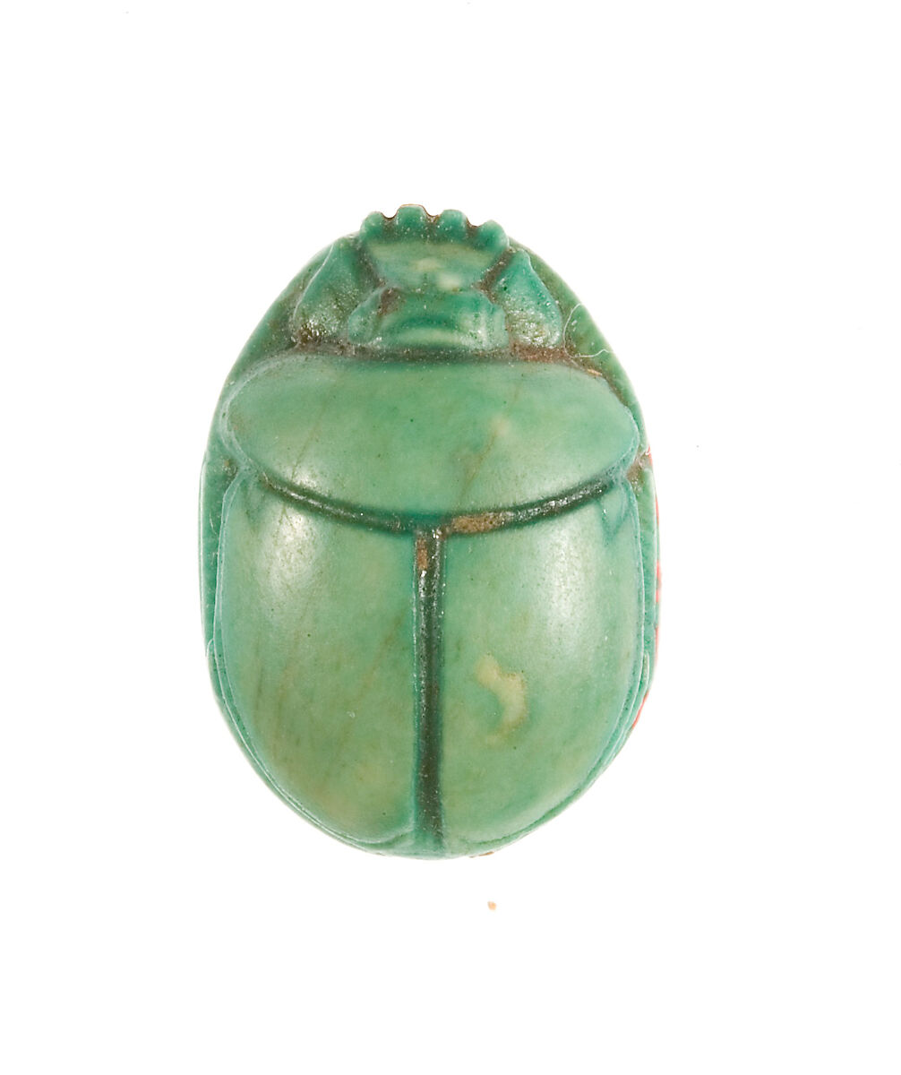 Scarabs Inscribed for the God's Wife Neferure, Steatite, glazed
