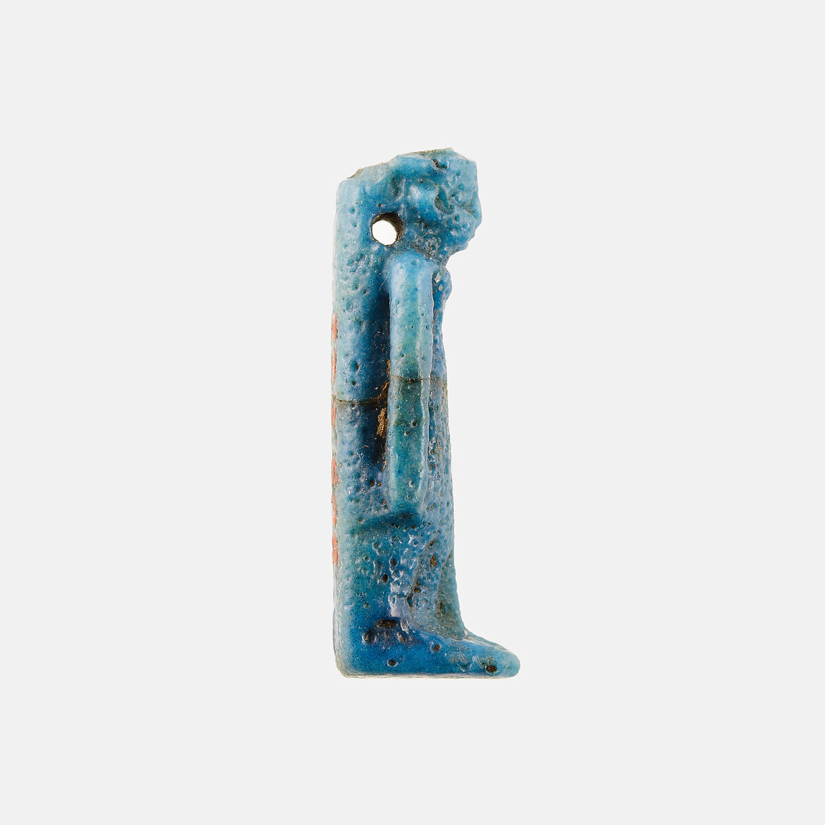 Goddess amulet, faience
