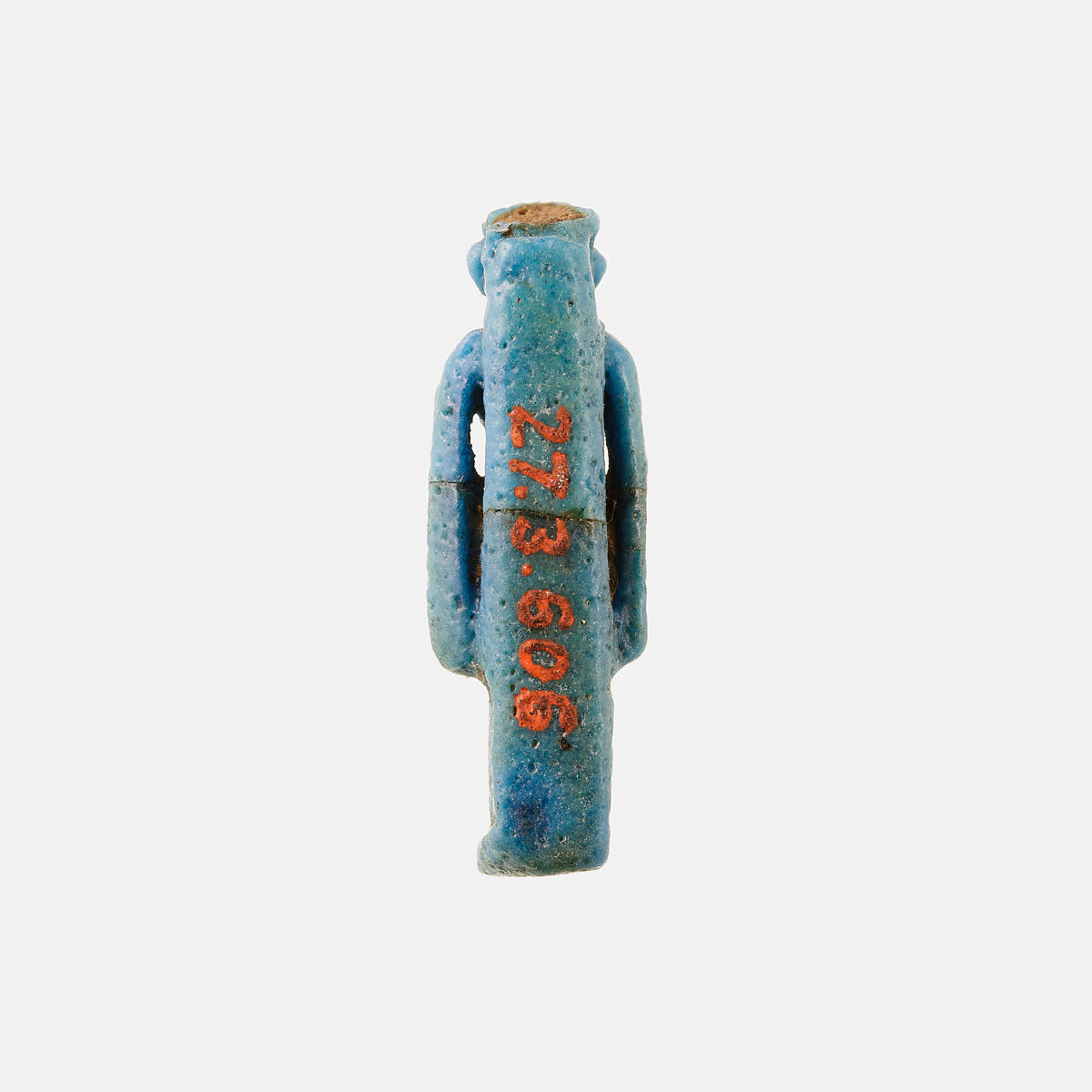Goddess amulet, faience