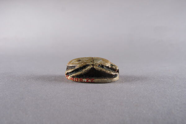 Scarab Inscribed with Blessing Related to Amun (Amun-Re), Glazed steatite