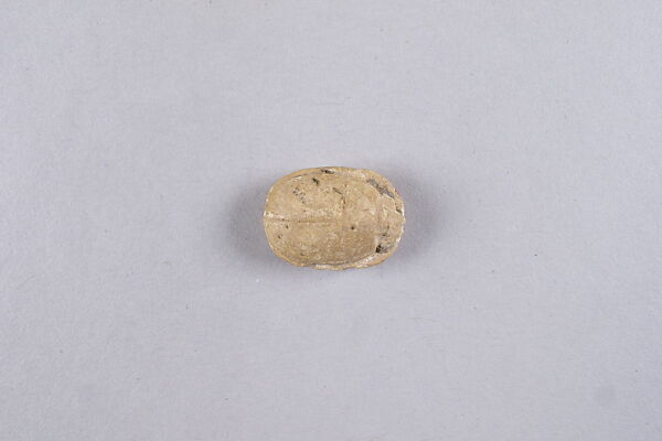 Scarab Inscribed with the Names of Seti I and Menkheperre (Thutmose III), Faience