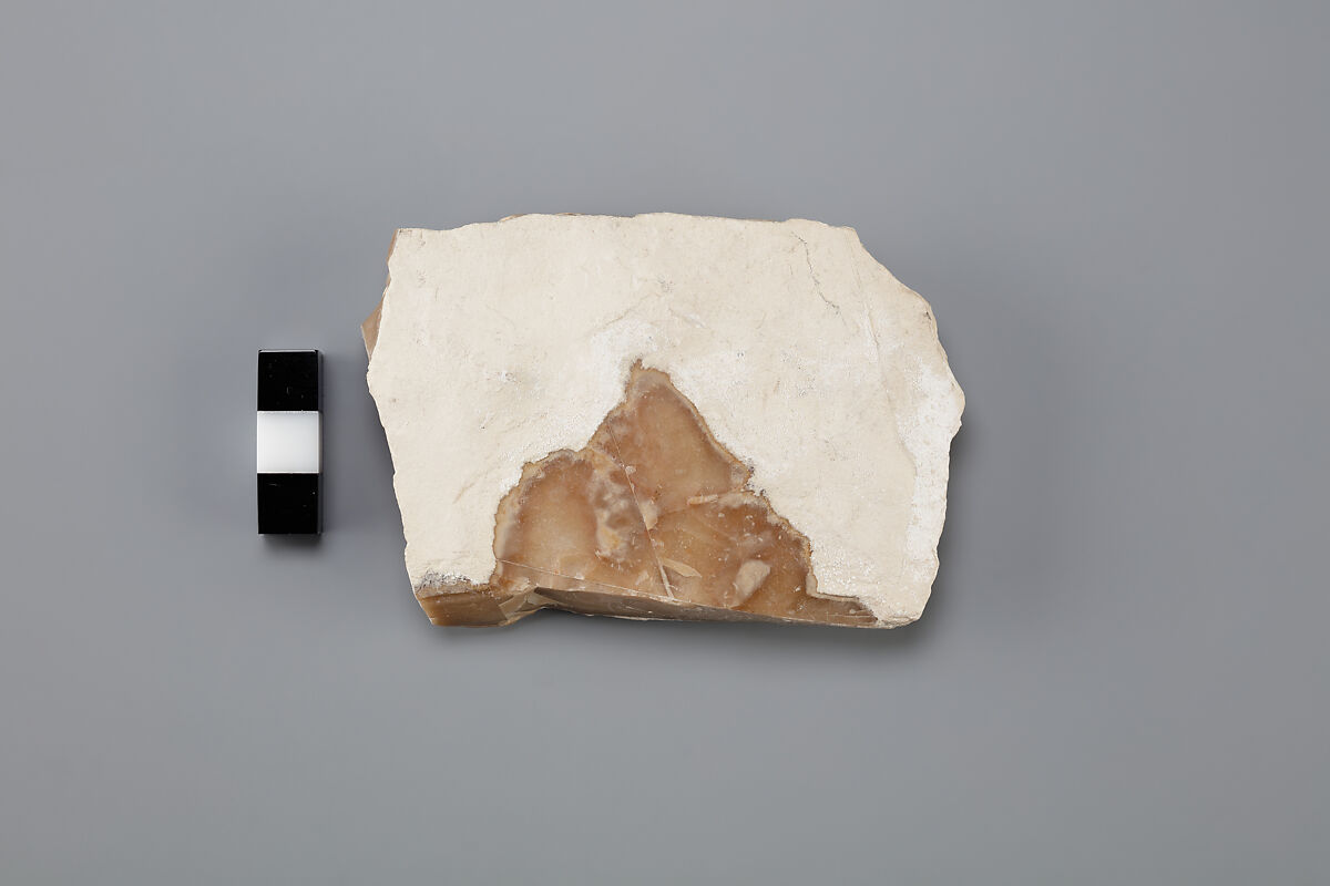 Hieratic Ostracon, Pottery, ink, paint