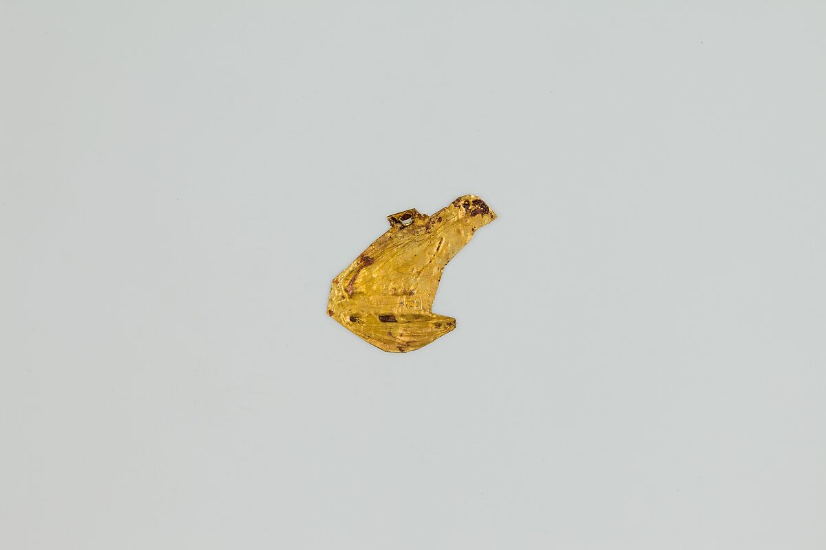 Nekhbet amulet, Gold sheet