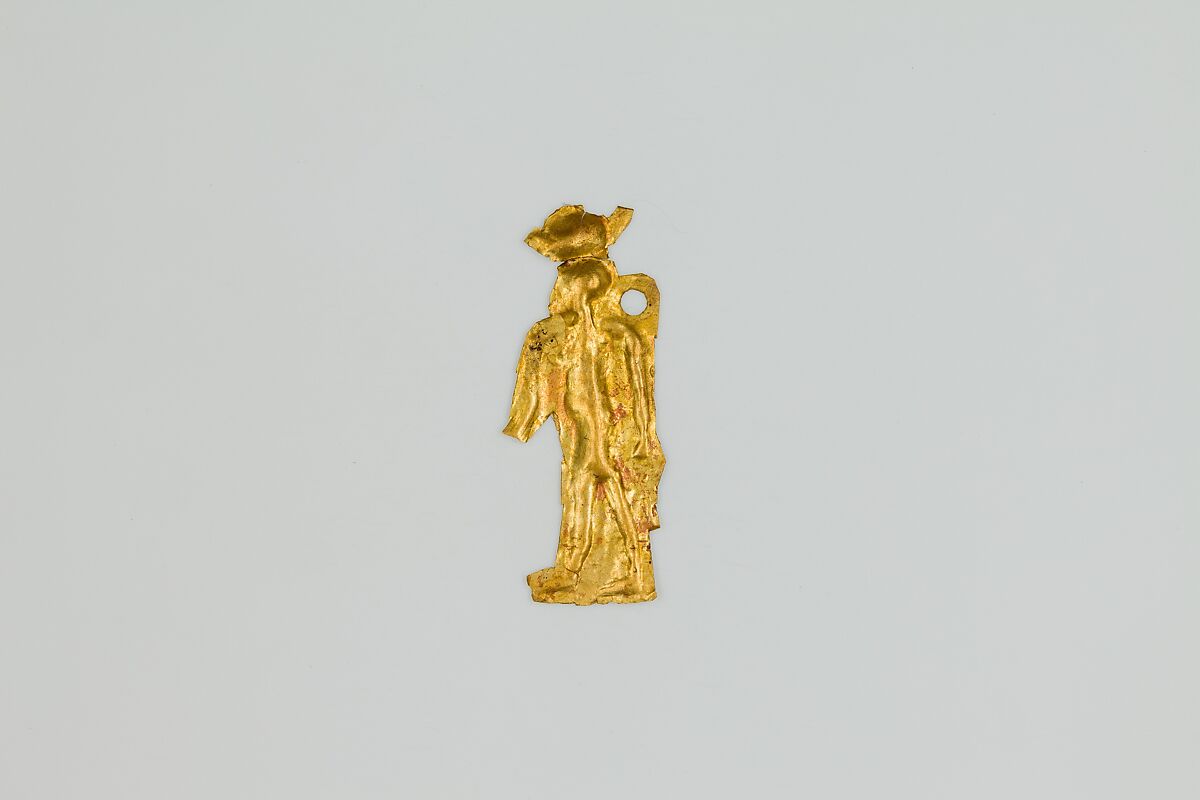 Khonsu amulet, Gold sheet 