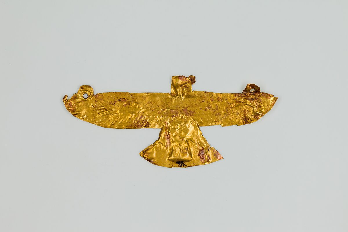 Vulture amulet, Gold sheet 