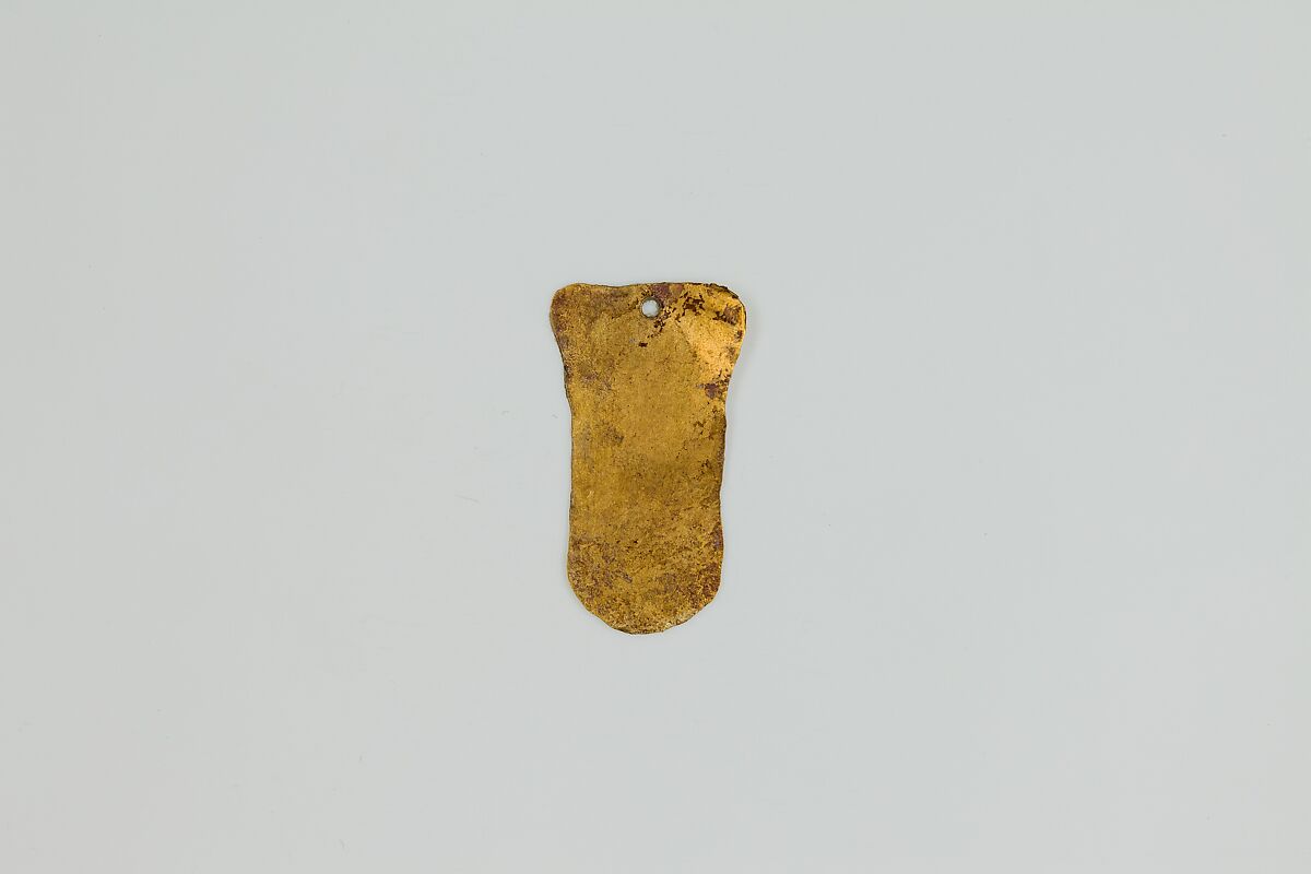 Amulet, Gold sheet 