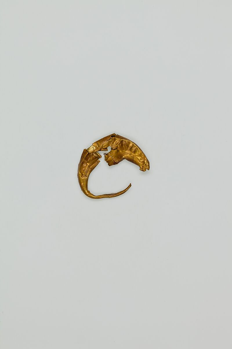 Earring, Gold sheet 