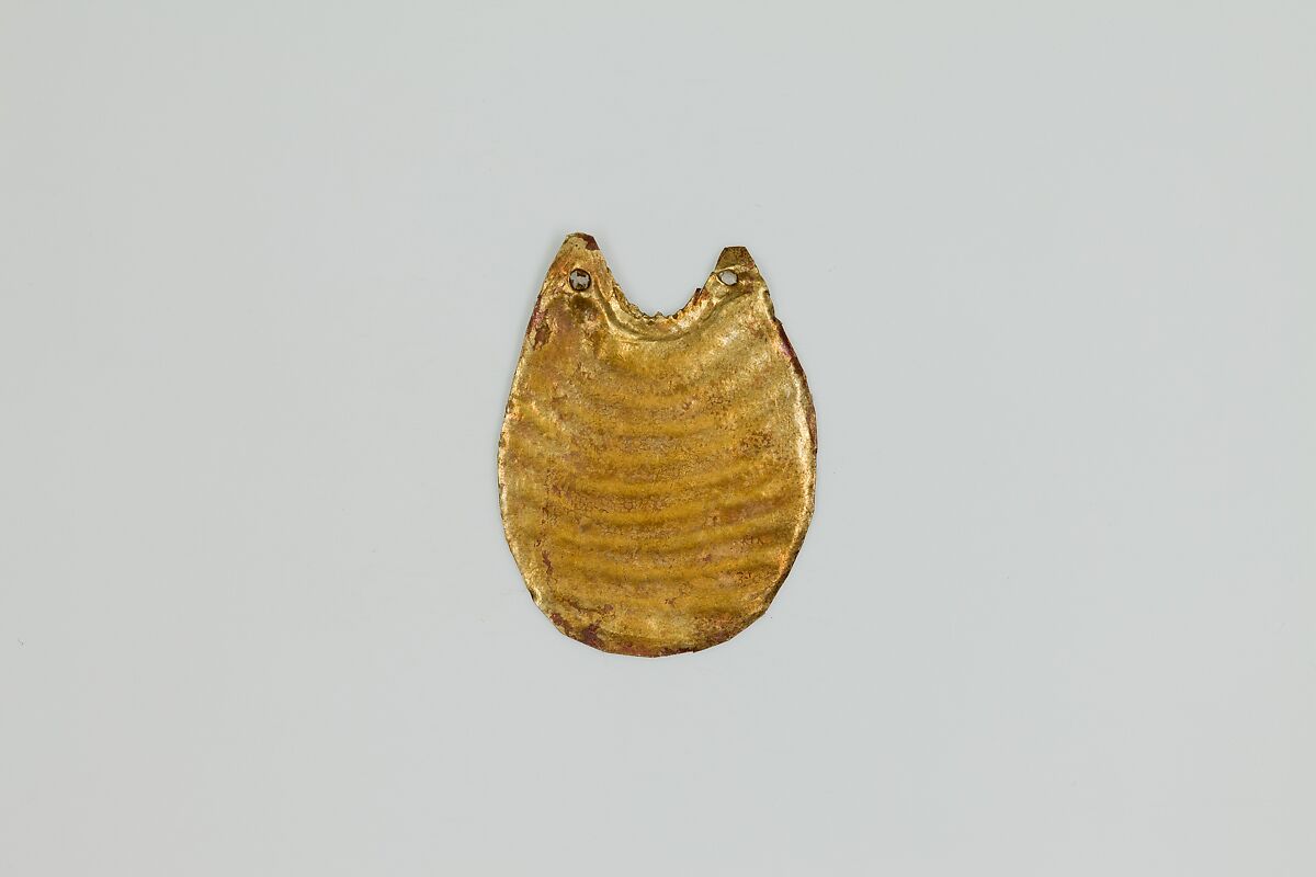 Collar amulet, Gold sheet 