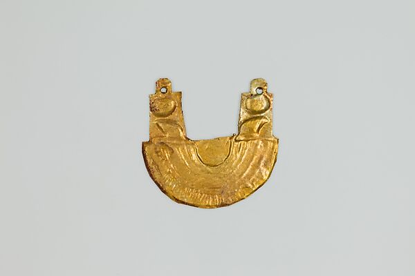 Falcon-headed collar amulet