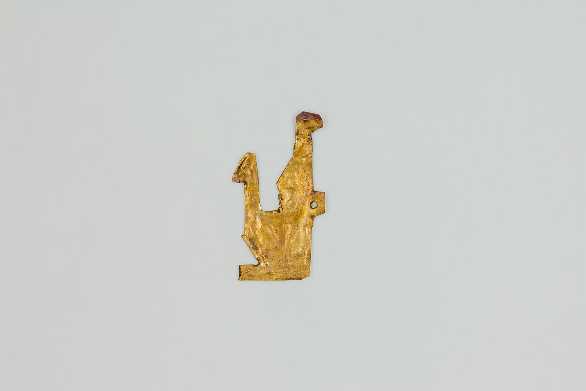 Maat amulet, Gold sheet 