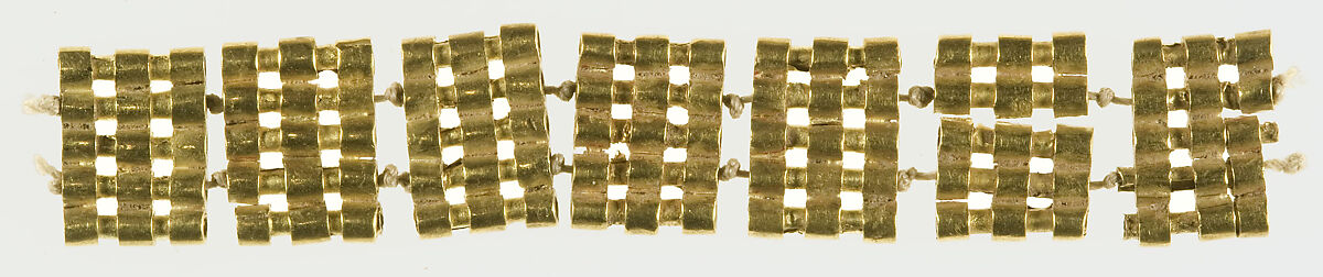 Spacers from the Jewelry of Sithathoryunet, Gold 