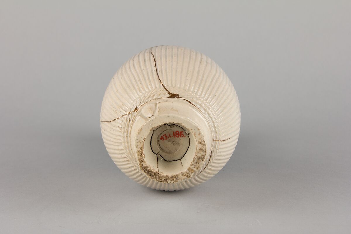 Teabowl, Clay with a transparent glaze (Satsuma ware), Japan