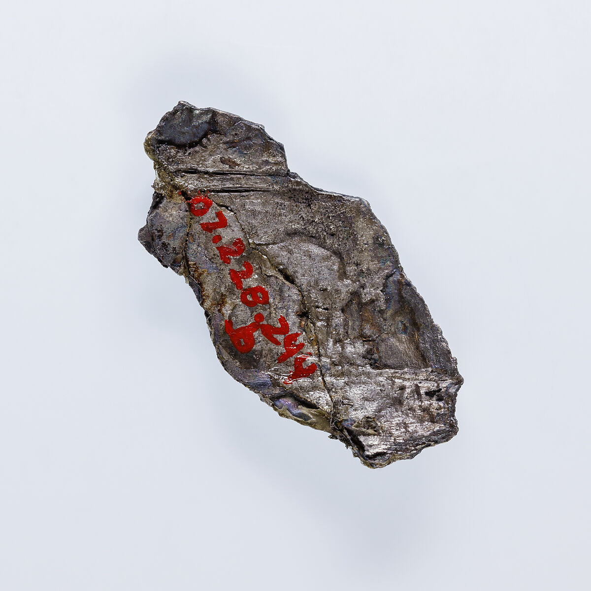 Vessel fragments, Silver