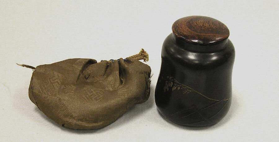 Tea caddy, Lacquered by Shibata Zeshin (Japanese, 1807–1891), Lacquer, Japan