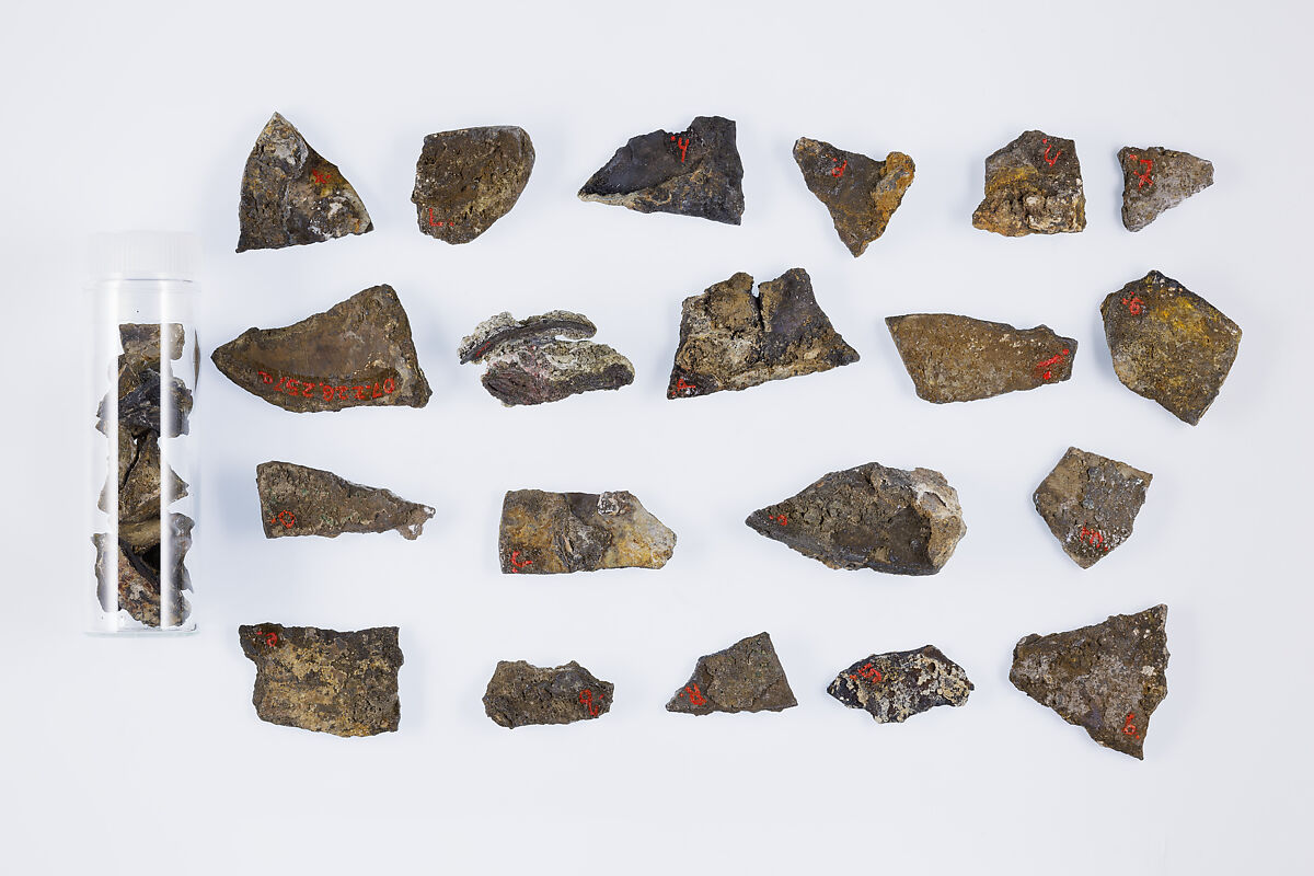 Vessel fragments, Silver