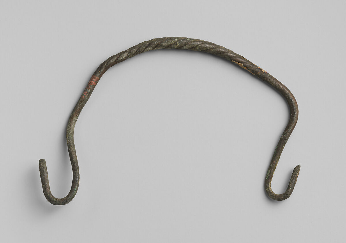 Handle from a situla?, Copper alloy 