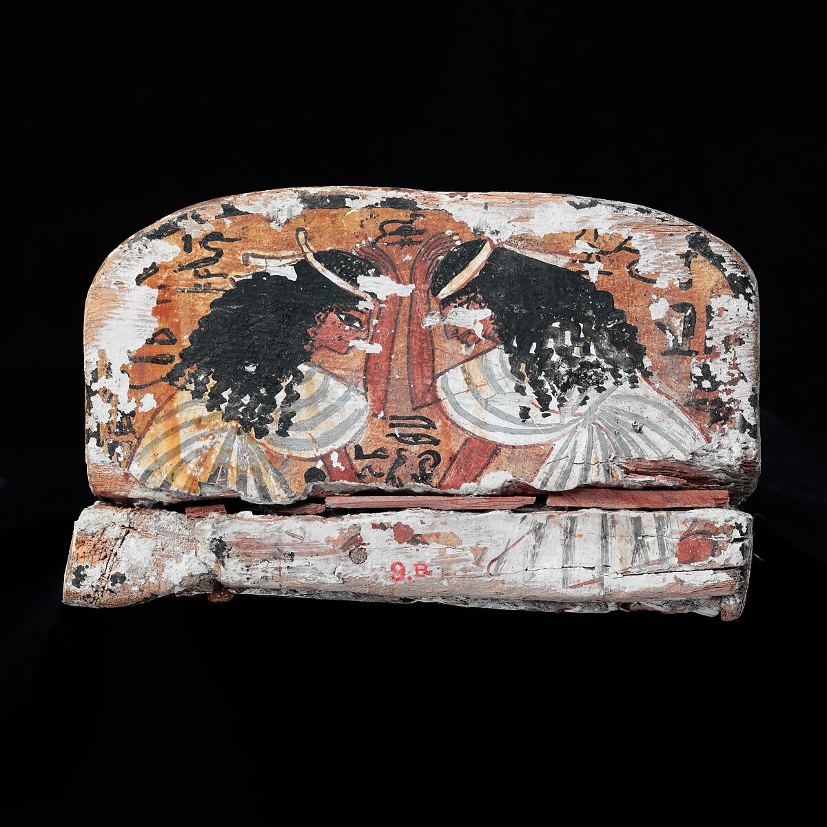 Mummy Board of Iineferty, Wood, gesso, paint, varnish